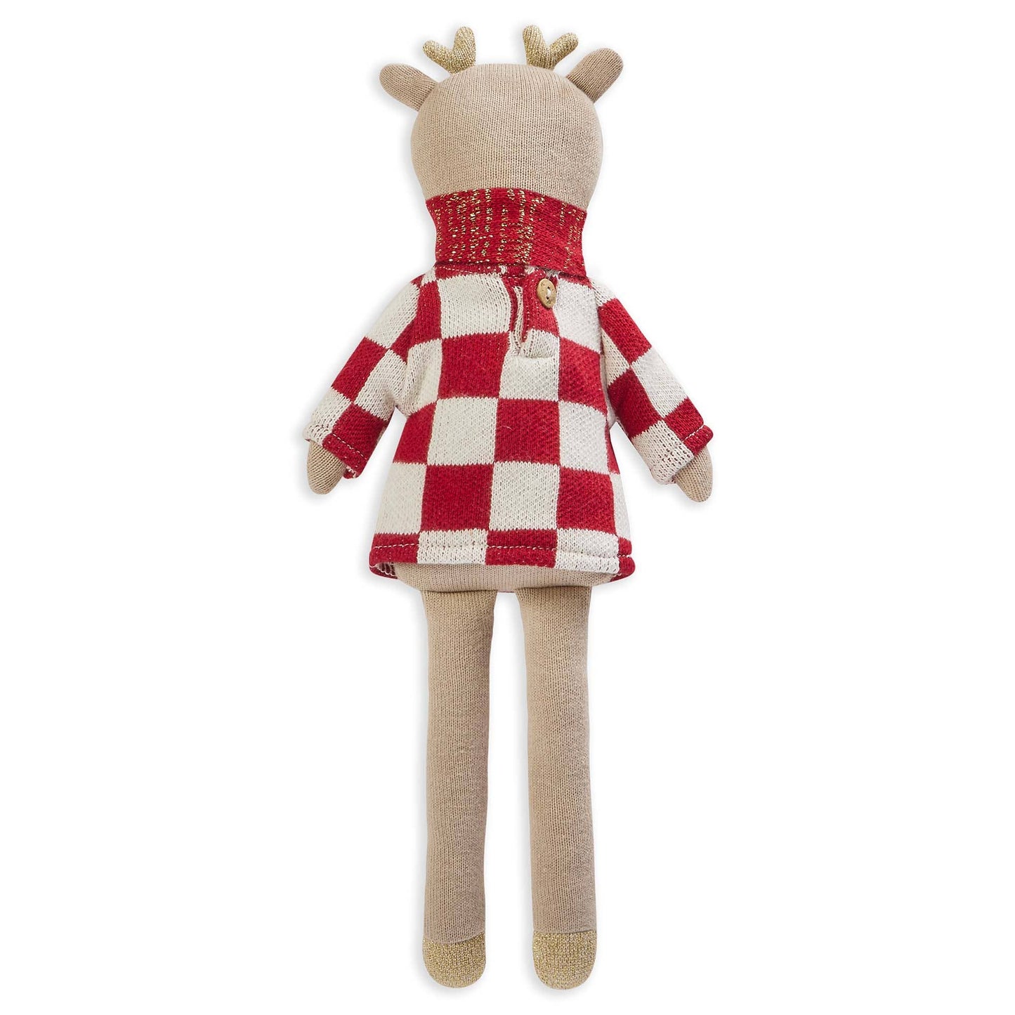 Avery Row - Knitted Toddler Toy - Reindeer