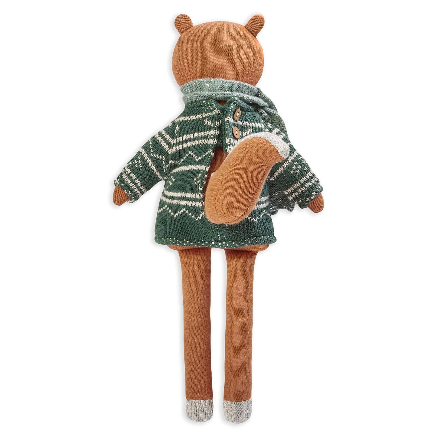 Avery Row - Knitted Toddler Toy - Squirrel