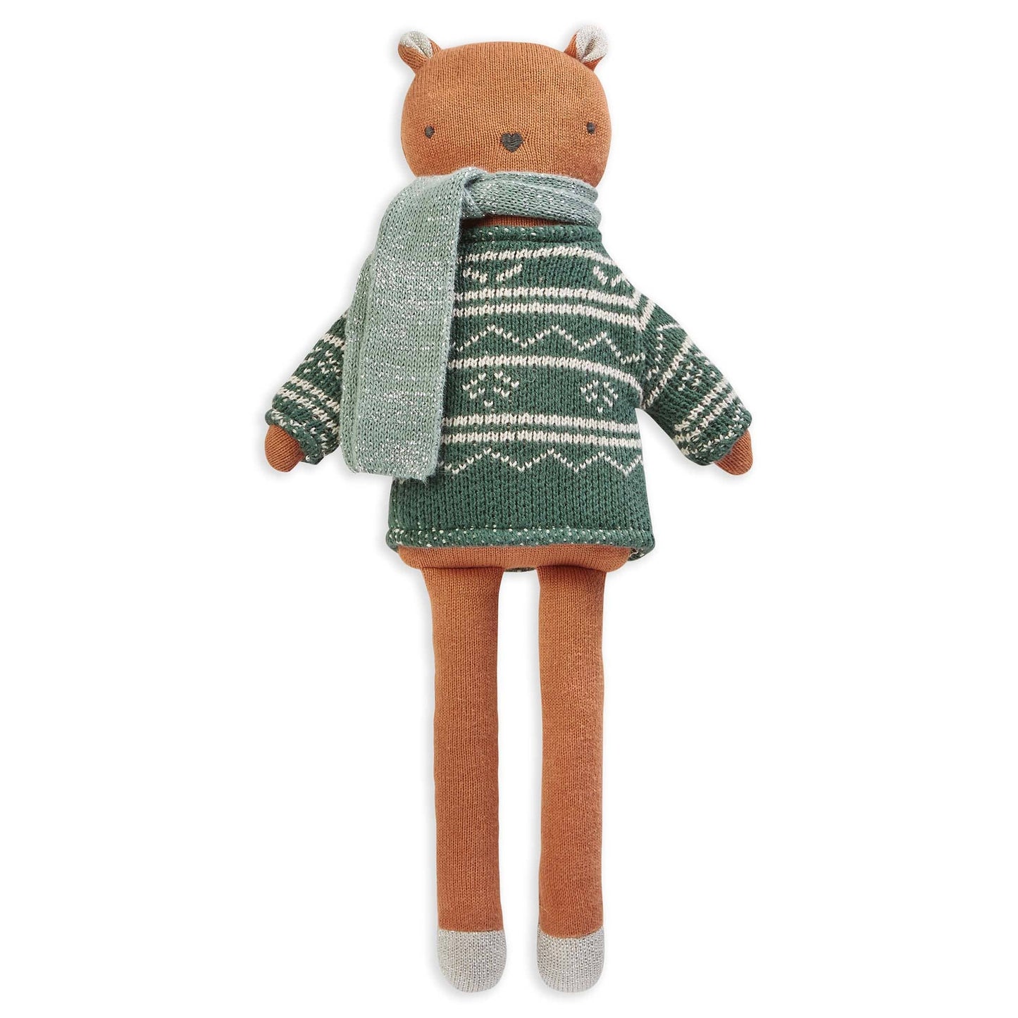 Avery Row - Knitted Toddler Toy - Squirrel